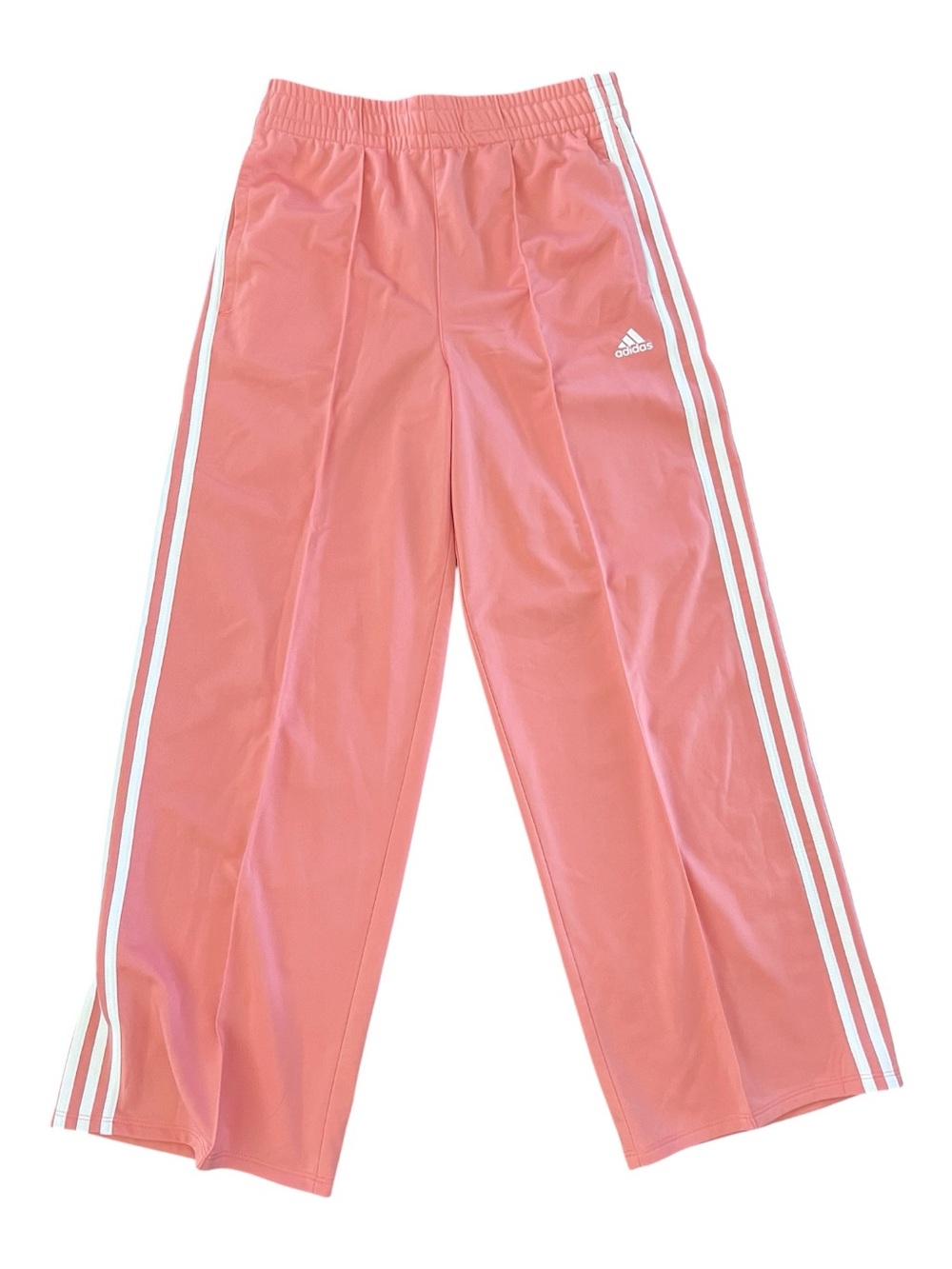 adidas wide leg tricot pants NWT Peach sz 16